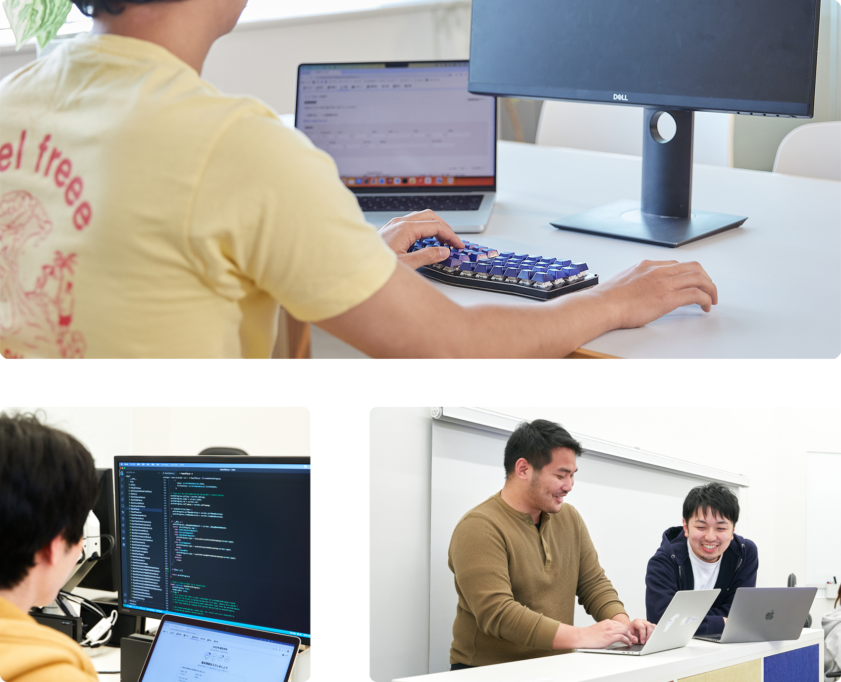 エンジニアメンバーの写真